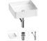Набор Wellsee 3 в 1 FreeDom 2.0 накладная раковина 36x36 см 20214363R 1
