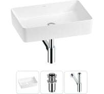 Набор Wellsee 3 в 1 FreeDom 2.0 накладная раковина 50x34 см 20214443R