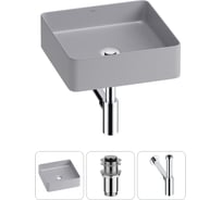 Набор Wellsee 3 в 1 FreeDom 2.0 накладная раковина 36x36 см 20214436R