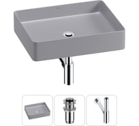 Набор Wellsee 3 в 1 FreeDom 2.0 накладная раковина 51x40 см 20214532R