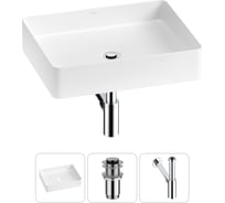 Набор Wellsee 3 в 1 FreeDom 2.0 накладная раковина 51x40 см 20214491R