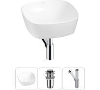 Набор Wellsee 3 в 1 Ground Breaking накладная раковина 40x40 см 20212129R