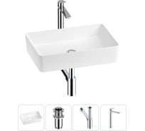 Набор Wellsee 4 в 1 FreeDom 2.0 накладная раковина 50x34 см 20214447R