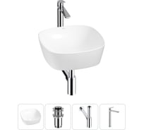 Набор Wellsee 4 в 1 Ground Breaking накладная раковина 40x40 см 20212133R