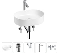 Набор Wellsee 5 в 1 Belle Spa накладная раковина 50x37 см 20212517R