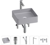 Набор Wellsee 5 в 1 FreeDom 2.0 накладная раковина 30x30 см 20214434R