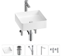 Набор Wellsee 5 в 1 FreeDom 2.0 накладная раковина 30x30 см 20214387R