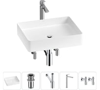 Набор Wellsee 5 в 1 FreeDom 2.0 накладная раковина 51x40 см 20214499R