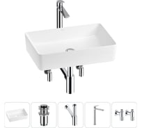 Набор Wellsee 5 в 1 FreeDom 2.0 накладная раковина 50x34 см 20214451R