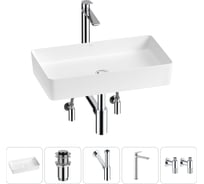 Набор Wellsee 5 в 1 FreeDom 2.0 накладная раковина 60x34 см 20214563R