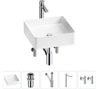 Набор Wellsee 5 в 1 FreeDom 2.0 накладная раковина 30x30 см 20214355R