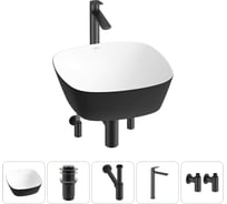 Набор Wellsee 5 в 1 Ground Breaking накладная раковина 40x40 см 20212183R