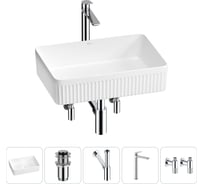 Набор Wellsee 5 в 1 Festive Fox 2.0 накладная раковина 50x35 см 20213526R