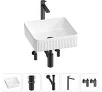 Набор Wellsee 5 в 1 Festive Fox 2.0 накладная раковина 36x36 см 20213495R