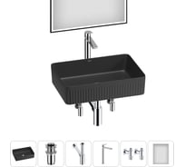 Набор Wellsee 6 в 1 Festive Fox 2.0 накладная раковина 50x36 см 20218075R