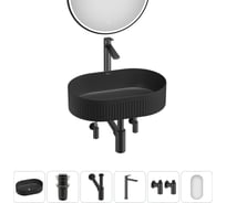 Набор Wellsee 6 в 1 Festive Fox 2.0 накладная раковина 50x32 см 20218090R