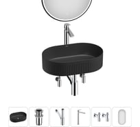 Набор Wellsee 6 в 1 Festive Fox 2.0 накладная раковина 50x32 см 20218089R