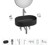 Набор Wellsee 7 в 1 Festive Fox 2.0 накладная раковина 50x32 см 20218092R