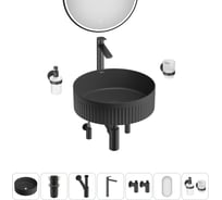 Набор Wellsee 7 в 1 Festive Fox 2.0 накладная раковина 40x40 см 20218037R