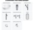 Набор Wellsee 7 в 1 Festive Fox 2.0 накладная раковина 50x32 см 20218085R 14