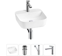 Набор Wellsee 4 в 1 Preen накладная раковина 40x40 см 20214295R