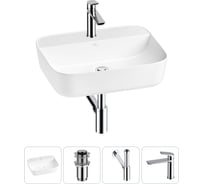 Набор Wellsee 4 в 1 Preen накладная раковина 50x40 см 20214323R