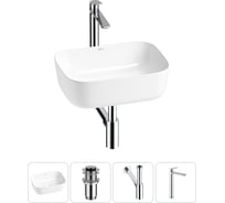 Набор Wellsee 4 в 1 Preen накладная раковина 40x30 см 20214211R