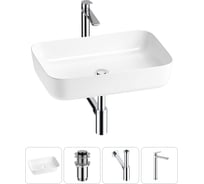 Набор Wellsee 4 в 1 Preen накладная раковина 50x40 см 20214239R