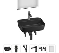 Набор Wellsee 6 в 1 Preen накладная раковина 50x40 см 20218342R