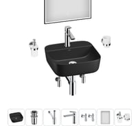 Набор Wellsee 7 в 1 Preen накладная раковина 40x40 см 20218330R