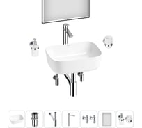 Набор Wellsee 7 в 1 Preen накладная раковина 40x30 см 20218281R