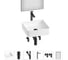 Набор Wellsee 6 в 1 FreeDom 2.0 накладная раковина 36x36 см 20217860R 1