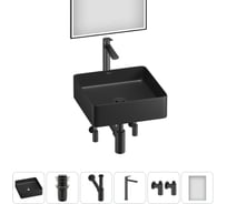Набор Wellsee 6 в 1 FreeDom 2.0 накладная раковина 30x30 см 20217868R