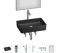 Набор Wellsee 6 в 1 FreeDom 2.0 накладная раковина 50x34 см 20217899R