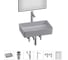 Набор Wellsee 6 в 1 FreeDom 2.0 накладная раковина 50x34 см 20217905R 1