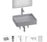Набор Wellsee 6 в 1 FreeDom 2.0 накладная раковина 51x40 см 20217929R 1