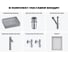 Набор Wellsee 6 в 1 FreeDom 2.0 накладная раковина 51x40 см 20217929R 12