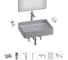Набор Wellsee 7 в 1 FreeDom 2.0 накладная раковина 51x40 см 20217930R 1