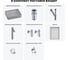 Набор Wellsee 7 в 1 FreeDom 2.0 накладная раковина 51x40 см 20217930R 13