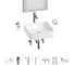 Набор Wellsee 7 в 1 FreeDom 2.0 накладная раковина 30x30 см 20217855R 1