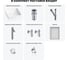 Набор Wellsee 7 в 1 FreeDom 2.0 накладная раковина 30x30 см 20217855R 13