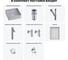 Набор Wellsee 7 в 1 FreeDom 2.0 накладная раковина 36x36 см 20217882R 13
