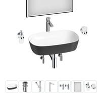 Набор Wellsee 7 в 1 Ground Breaking накладная раковина 50x39 см 20218610R