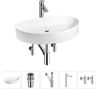 Набор Wellsee 5 в 1 Belle Spa 2.0 накладная раковина 64x40 см 20212617R