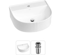 Набор Wellsee 2 в 1 Festive Fox накладная/подвесная раковина 45x40 см 20213434R