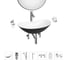 Набор Wellsee 7 в 1 Carefree Dove накладная раковина 53x33 см 20218372R 1