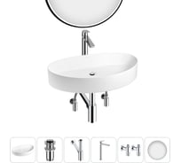 Набор Wellsee 6 в 1 Belle Spa 2.0 накладная раковина 65x40 см 20218461R