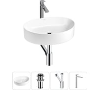 Набор Wellsee 4 в 1 Belle Spa 2.0 накладная раковина 50x38 см 20212585R