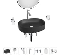 Набор Wellsee 7 в 1 Belle Spa 2.0 накладная раковина 55x45 см 20218444R