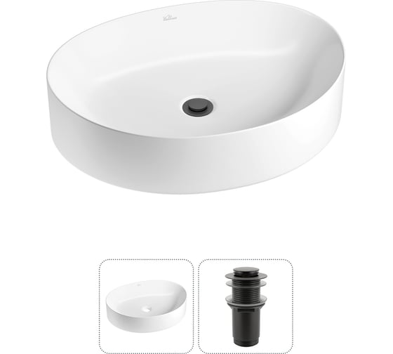 Набор Wellsee 2 в 1 Belle Spa 2.0 накладная раковина 50x38 см 20212578R